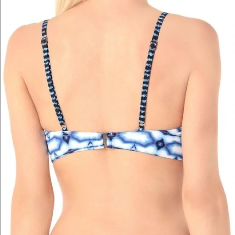 𝅺michael Michael Kors Summer Breeze Bikini Top - New Navy